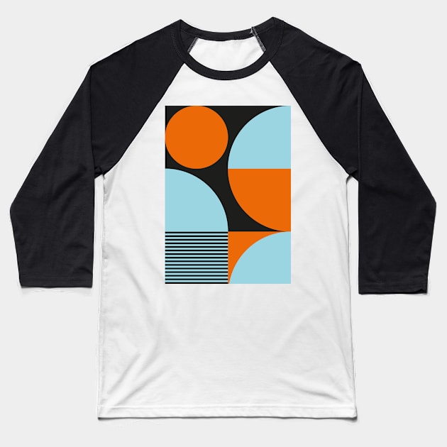 Abstract#42 Baseball T-Shirt by process22